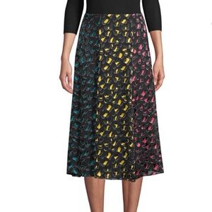 Multicolor Patterned Women's Skirt